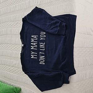 Navy Casual Sweatshirt Size M